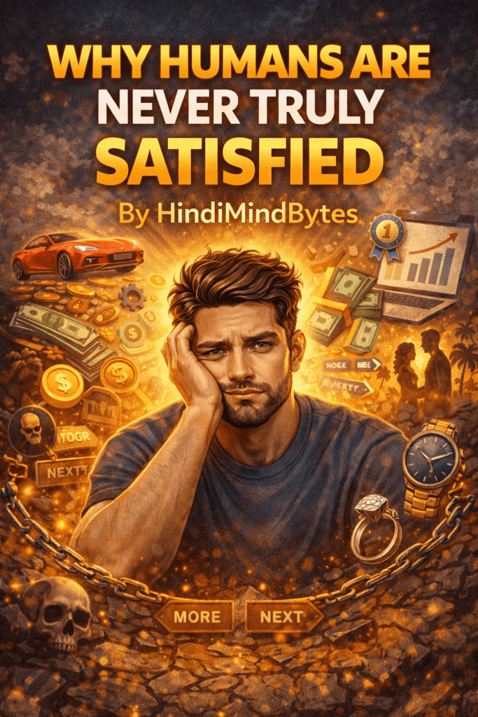 Why Humans Are Never Truly Satisfied