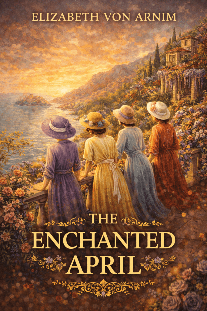 The Enchanted April Novel by Elizabeth von Arnim Full Hindi TextBook