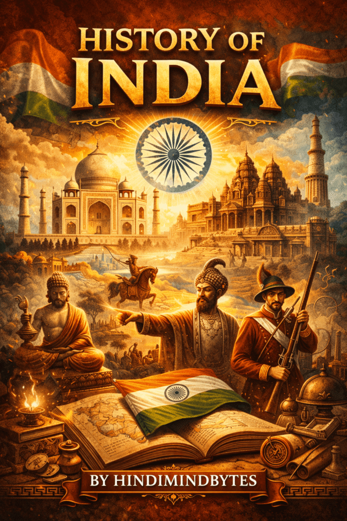 History Of India Detailed Explanation in Hindi By HindiMindBytes